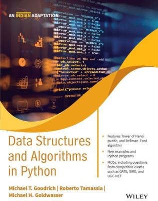 Data Structures and Algorithms in Python(English, Paperback, Goodrich M. T.)