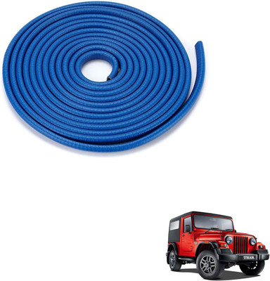 SEMAPHORE Anti-Scratch Anti-Collision Heavy Duty Edge Guard U Shape Edge Trim Rubber Seal Protector for Mahindra Thar Car Beading Roll For Bumper, Window, Door, Trunk(5 m)
