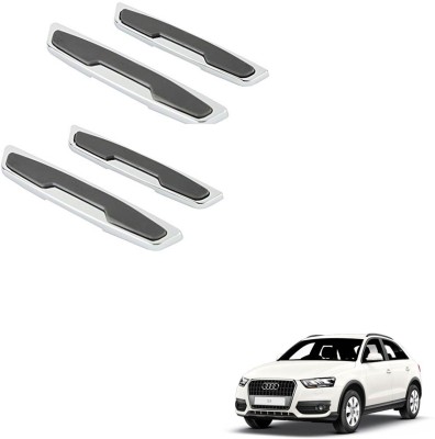 SEMAPHORE Plastic Car Door Guard(Grey, Silver, Pack of 4, Audi, Q3)