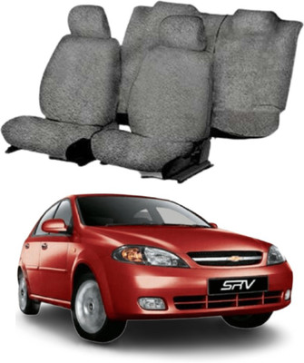 Chiefride Cotton Car Seat Cover For Chevrolet Optra SRV(All Detachable Headrest, With Back Seat Arm Rest, 5 Seater, 2 Back Seat Head Rests)