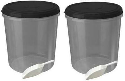 YASHODEEP SALES Plastic Utility Container  - 15000 ml(Pack of 2, Black)