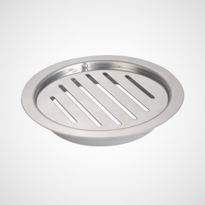 Viking Floor Stainless Steel Push Down Strainer(12.5 cm Set of 1)