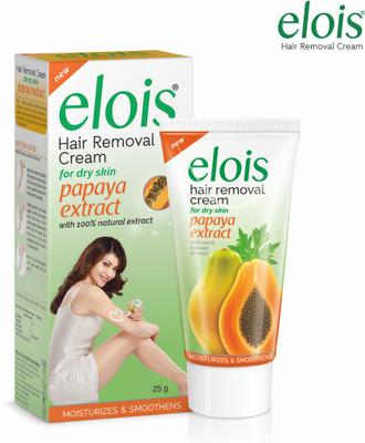elois Hair Removal Cream Papaya extract, for sensitive skin Cream(25 g, Set of 4)