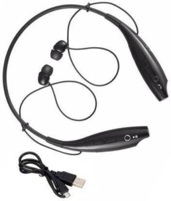 SYARA UGH_471W_HBS 730 Neck Band Bluetooth Headset Bluetooth Headset(Black, In the Ear)