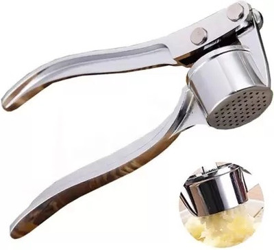 CRAZYGOL Stainless Steel Garlic Press Crusher Garlic Press Crusher Grater & Slicer(1)