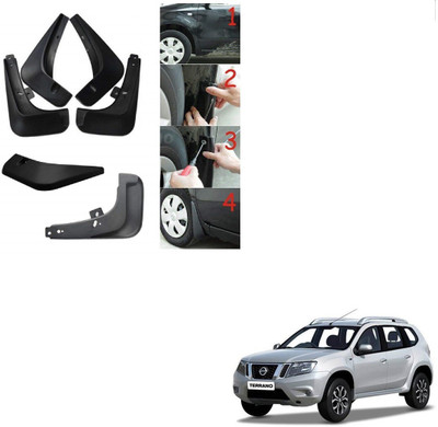 KOZDIKO Rear Mud Guard, Front Mud Guard For Nissan Terrano NA(Black)