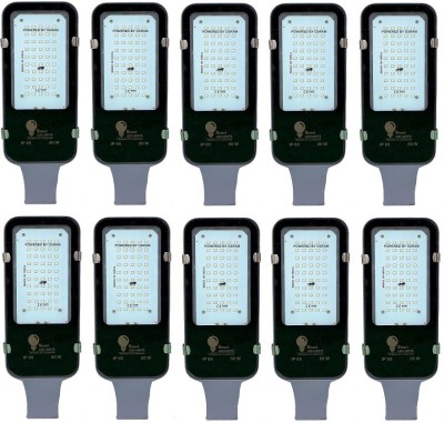 SMART 50 Watt IP65 Driver Street Light Pack of 10 Flood Light Outdoor Lamp(White)