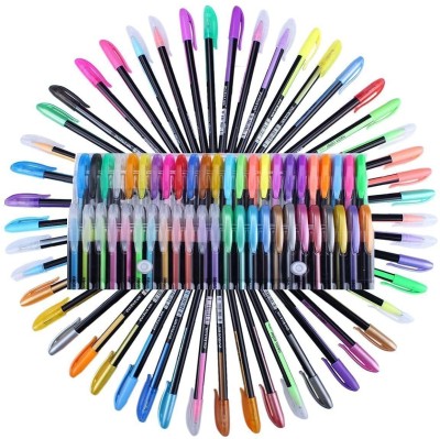 SHUANG YOU NA Gel Pen(Pack of 48, Multicolor)