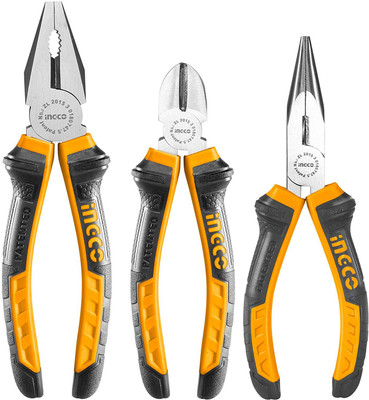 INGCO HCP0820 8,HDCP081 68,HLNP081 68 Combination Snap Ring Plier(Length : 8 inch)