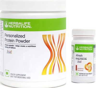 HERBALIFE Personalize Protein Powder Protein+afresh Plant-Based Protein(250 g, Unflavoured, Cinnamon)