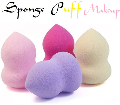 Alkaf Beauty Blender Makeup Sponge Puff Set of 4