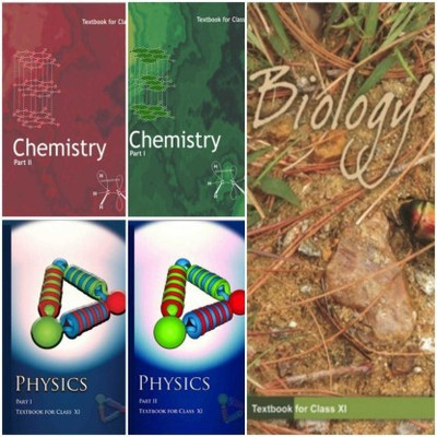 NCERT (PCB) NCERT 2023-2024. 4th Science Book Set ((PCB) NCERT 2023-2024.) 1.Physics Textbook Part1 And Part 2. Chemistry Textbook Part 1 And Part 2, Biology Textbook (HARDCOVER) NCERT (PCB) NCERT 2023-2024. 4th EDITION, 11th CLASS 5 COMBO BOOK (ENGLISH MEDIUM) (Paperback, NCERT (PCB) NCERT 2023-202