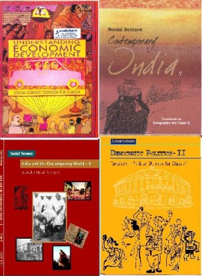 Combo Of 4 Books Of SOCIAL SCIENCE For Class 10 NCERT( HISTORY, GEOGRAPHY, CIVICS, ECONOMICS) (Paperback, NCERT)(Paperback, NCERT)