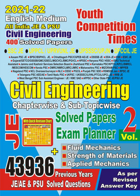 (English Medium)Civil Engineering Chapter-Wise Solved Papers/Exam Planner Vol 2 With Formula Chart(Paperback, yctbooks)