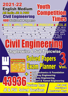 (English Medium)Civil Engineering Chapter-Wise Solved Papers/Exam Planner Vol 3 With Formula Chart(Paperback, yctbooks)