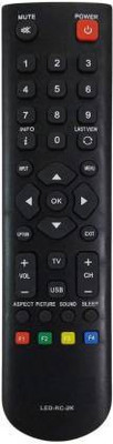 Akshita Compatible for RC-2K LED TV Remote Control ( Chake Image With Old Remote ) PANASONIC Remote Controller(Black)