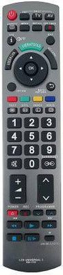 Akshita Compatible for PS05 UNIVERSAL TV Remote Control ( Chake Image With Old Remote ) PANASONIC Remote Controller(Black)