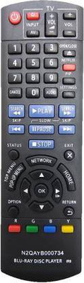 Akshita Compatible for N2QAYB000734 BLU-RAY & DISC Player Remote Control ( Chake Image With Old Remote ) PANASONIC Remote Controller(Black)