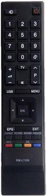 Akshita LED SMART TV RM-L1106 Universal CT-90336 CT-90380 CT-90384 Compatible for All Most LED LCD TV Remote Control ( Chake Image With Old Remote ) TOSHIBA Remote Controller(Black) Akshita LED SMART TV RM-L1106 Universal CT-90336 CT-90380 CT-90384 Compatible for All Most LED LCD TV Remote Control ( Chake Image With Old Remote ) TOSHIBA Remote Controller(Black)