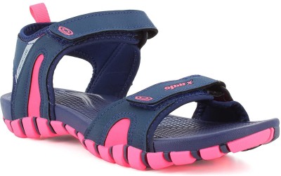 Sparx SS 572 Women Sports Sandals(Navy, Pink , 6)