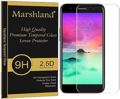 MARSHLAND Edge To Edge Tempered Glass for LG K8(Pack of 1)