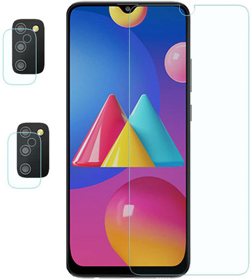ZORAM Impossible Screen Guard for Flexible, 9H Impossible Tempered Glass Screen Guard With Back Camera Glass Guard for Samsung Galaxy M02s (Combo)(Pack of 1)