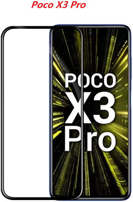 HSONEX Edge To Edge Tempered Glass for Poco X3 Pro(Pack of 1)