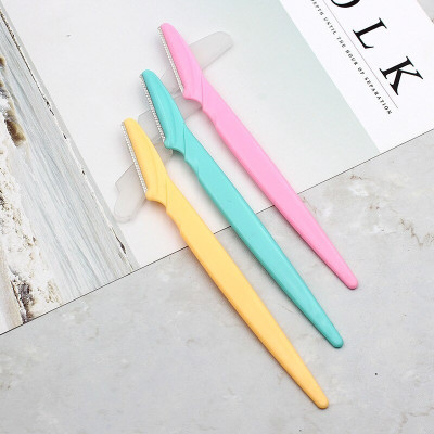 MYEONG Eyebrow Razor Facial Hair Remover Eyebrow Trimmer Eye Brow Shaver, Women(Pack of 3)