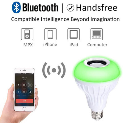 WunderVoX LED Multicolour Speaker Bulb with Bluetooth-D3 Smart Bulb