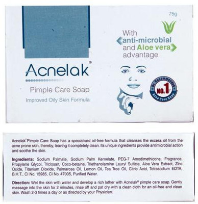 Acnelak Pimple Care Soap(4 x 18.75 g)