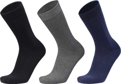 VAPINDIA Men Solid Calf Length(Pack of 3)