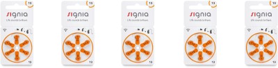 Signia Hearing Aid Battery 13- 30pcs 10966599 Stethoscope Case(Orange)