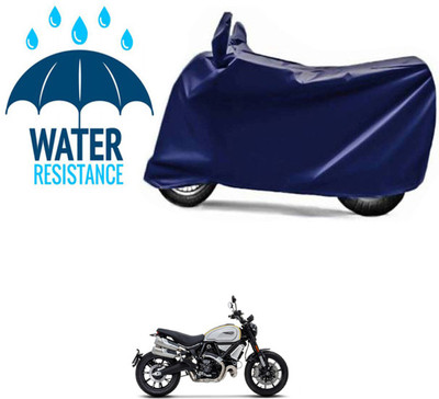 RONISH Waterproof Two Wheeler Cover for Ducati(Scrambler 1100, Blue)