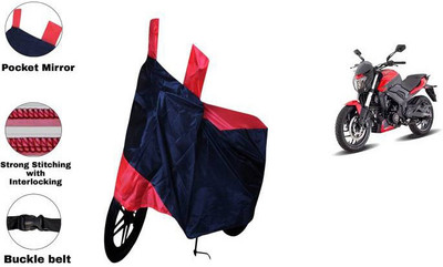 PRPaccessories Two Wheeler Cover for Bajaj(Dominar 250, Red, Black)