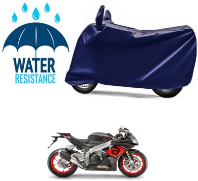 RONISH Waterproof Two Wheeler Cover for Aprilia(RSV4, Blue)