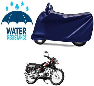 Mdstar Two Wheeler Cover for Hero(CD 100 SS, Blue)