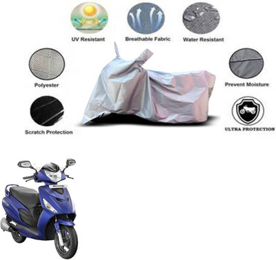 bikecar Two Wheeler Cover for Hero(Maestro Edge, Silver)