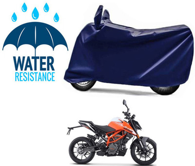 RONISH Waterproof Two Wheeler Cover for KTM(125 Duke, Blue)