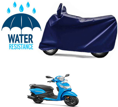 RONISH Waterproof Two Wheeler Cover for Hero(MotoCorp Pleasure Plus, Blue)