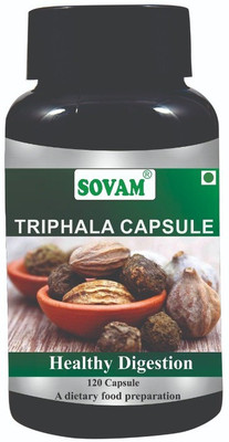 SOVAM Overall Wellness TRIPHALA Pure Extract CAPSULE(120 Capsules)
