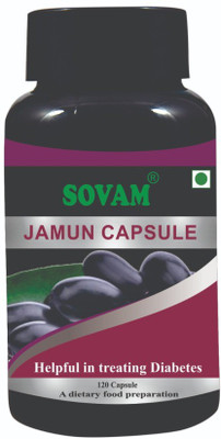 SOVAM Overall Wellness Jamun Pure Extract capsules(120 Capsules)