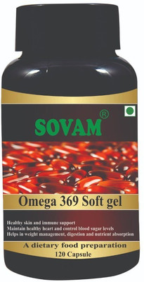 SOVAM Overall Wellness omega369 pure extract capsule(120 Capsules)