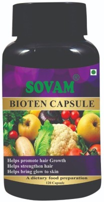 SOVAM Overall Wellness Bioten Pure Extract capsule(120 Capsules)