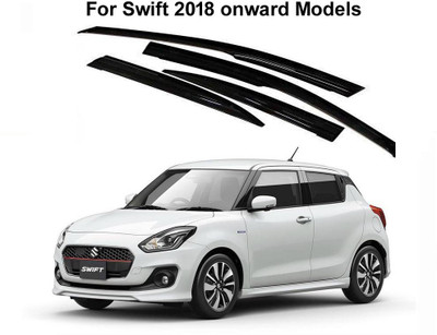 Kunj Autotech For Front, Rear Wind Deflector(Tinted Maruti New Swift)