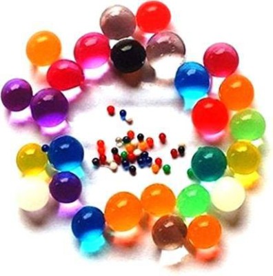 AMACO Crystal Soil Water Beads (Multicolour) Magic Water Jelly Balls for Kids Pack of 10000 Pieces