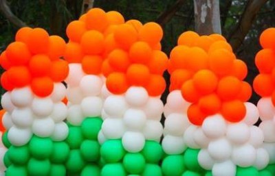 AKVISH Solid Combo of Tricolor - Independence Day, Republic day Special Tiranga color balloons for Independence day celebration, Decoration for office, School decoration, Theme Party, Indepedence day office celebration, Republic day occasion Balloon Balloon 50 Balloons Balloon(Orange, White, Green, 