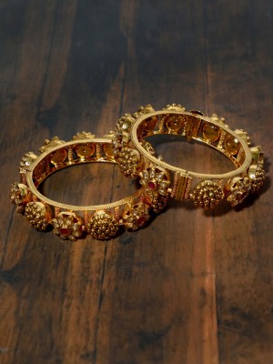 Karatcart Alloy Gold-plated Bracelet(Pack of 2)