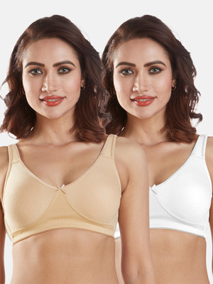 Sonari lavish Women Full Coverage Non Padded Bra(Black, White)