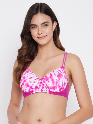 Clovia Women T-Shirt Lightly Padded Bra(Pink)