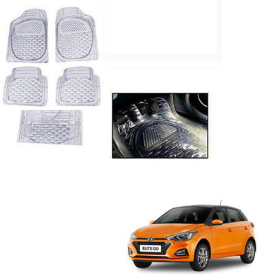 SEMAPHORE PVC Standard Mat For  Hyundai Elite i20(Clear, White)